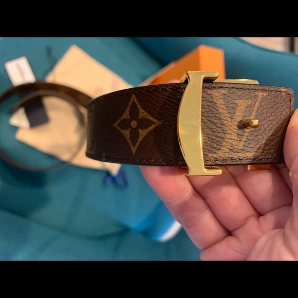 LOUIS VUITTON Belt CE LV 30 REV.MNG R.P 90 reversible belt. New - Picture 6 of 9